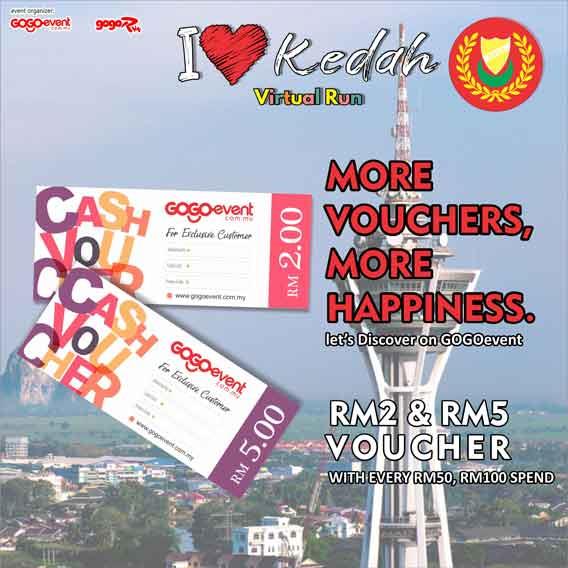 I Love Kedah Virtual Run (1km, 5km, 10km, 21km & 42km)