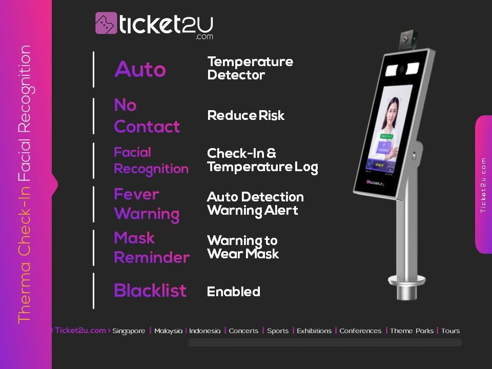 Ticket2U Therma Check-In Features