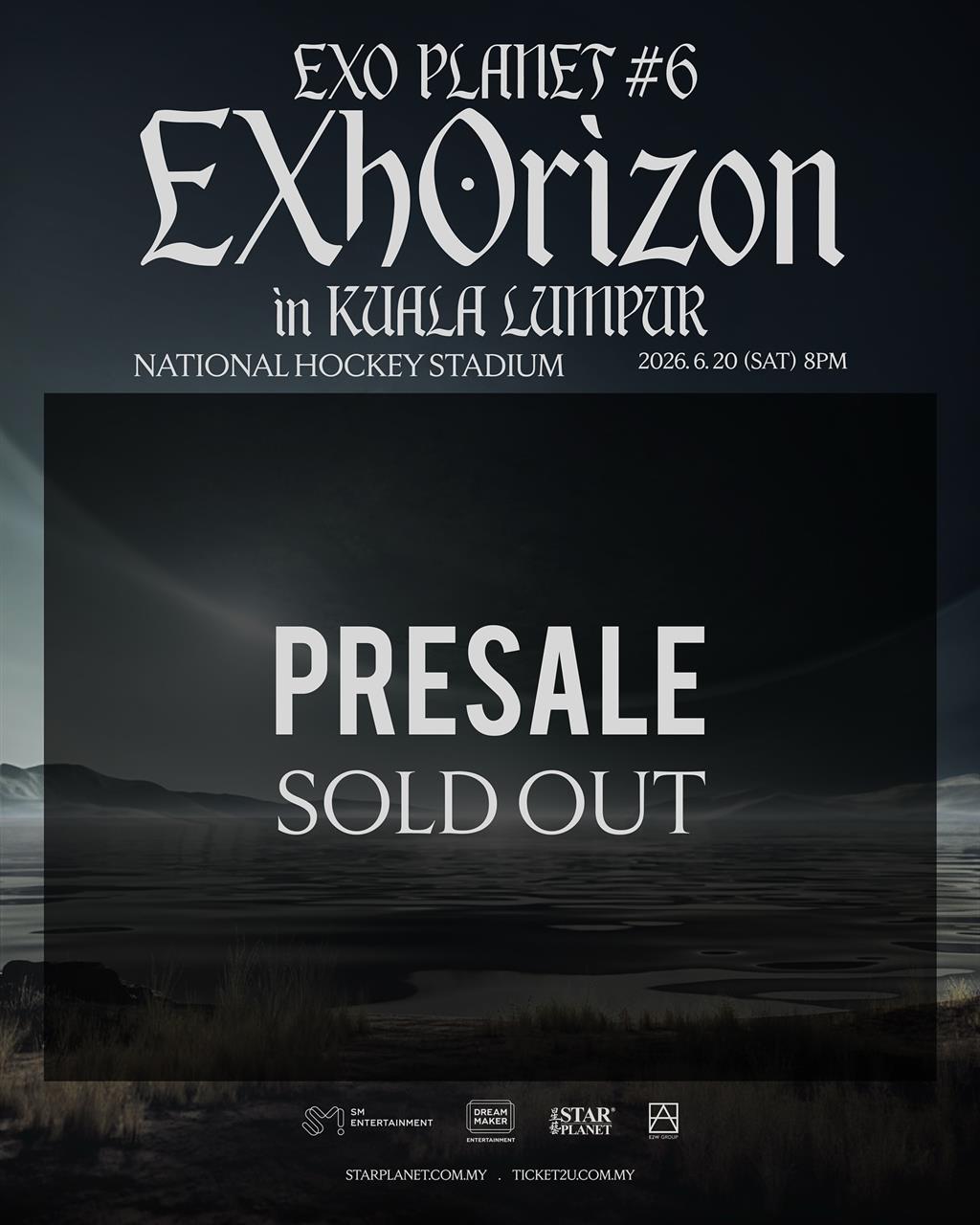 Weverse Member Presale for EXO PLANET #6 – EXhOrizon in KUALA LUMPUR is officially SOLD OUT!