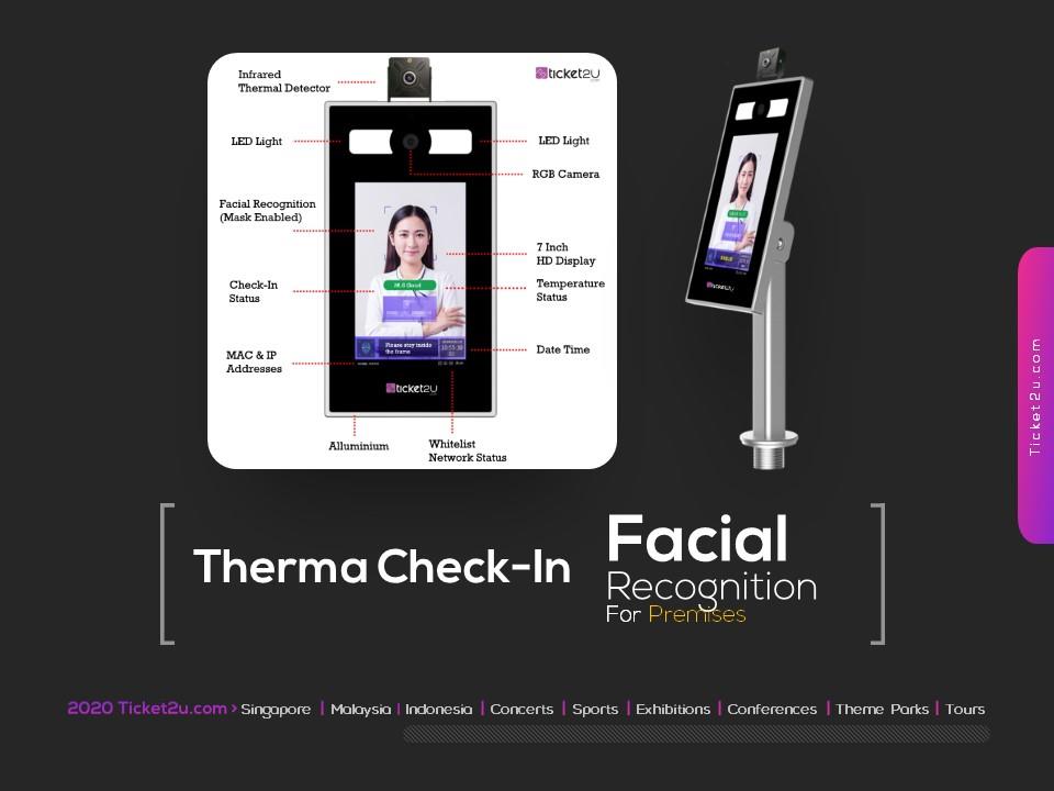 Ticket2U Therma Check-In Facial Recognition
