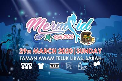 MERMAID RUN 2020 - TAMAN AWAM TELUK LIKAS, KOTA KINABALU SABAH (5KM)
