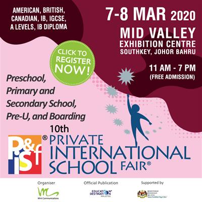 10th Private International School Fair In Johor Ticket2u