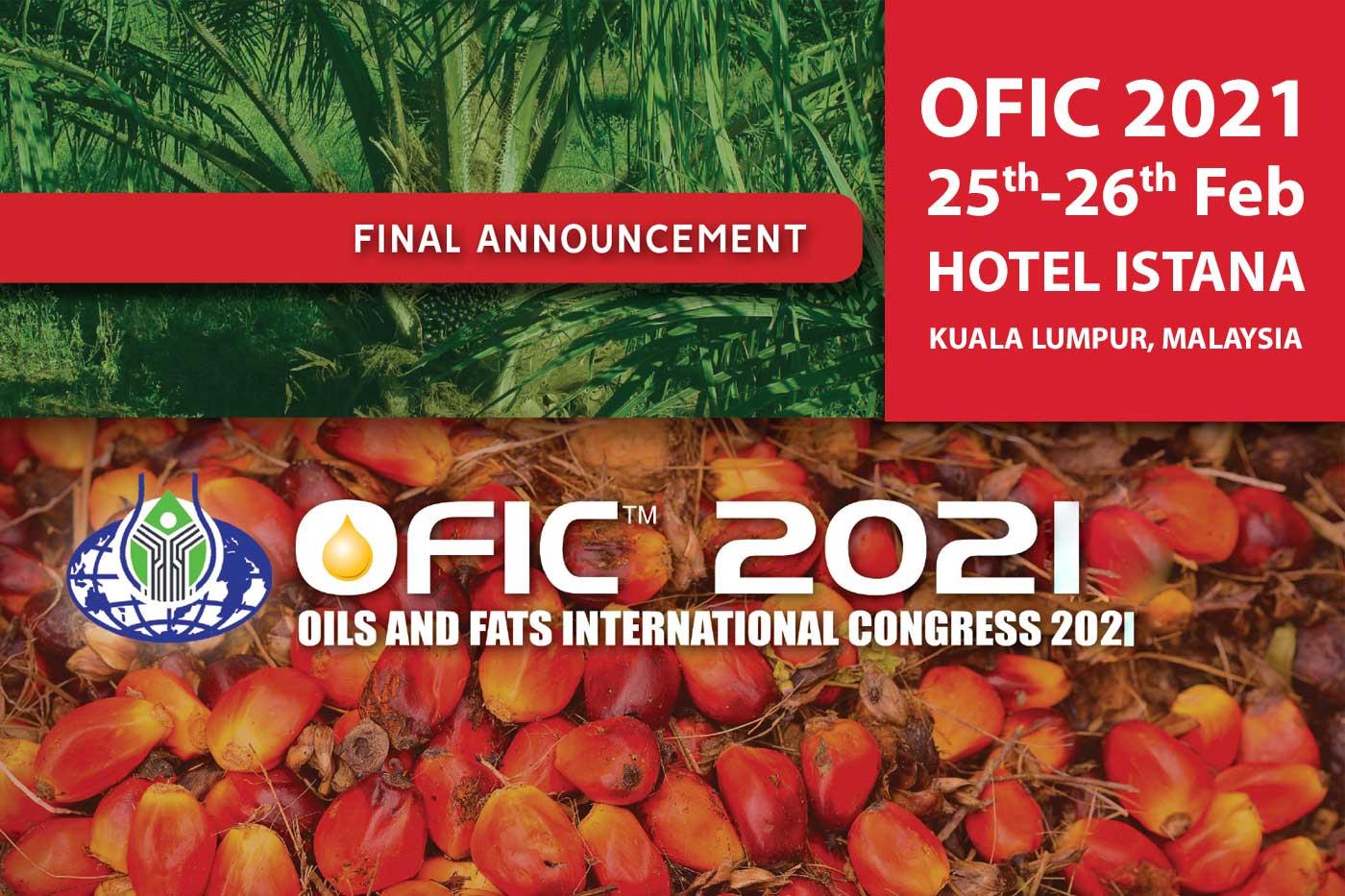 Oils And Fats International Congress 2021 (OFIC 2021) Ticket2u