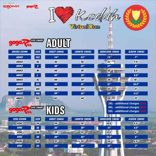 I Love Kedah Virtual Run (1km, 5km, 10km, 21km & 42km)