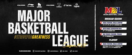 (Penang) Major Basketball League Season 2022 | Ticket2u