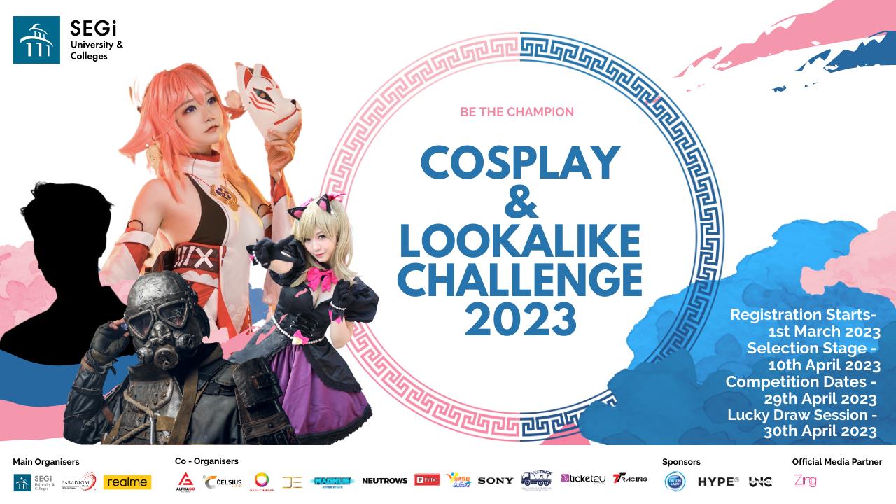 COSPLAY CHALLENGE 2023 Ticket2u