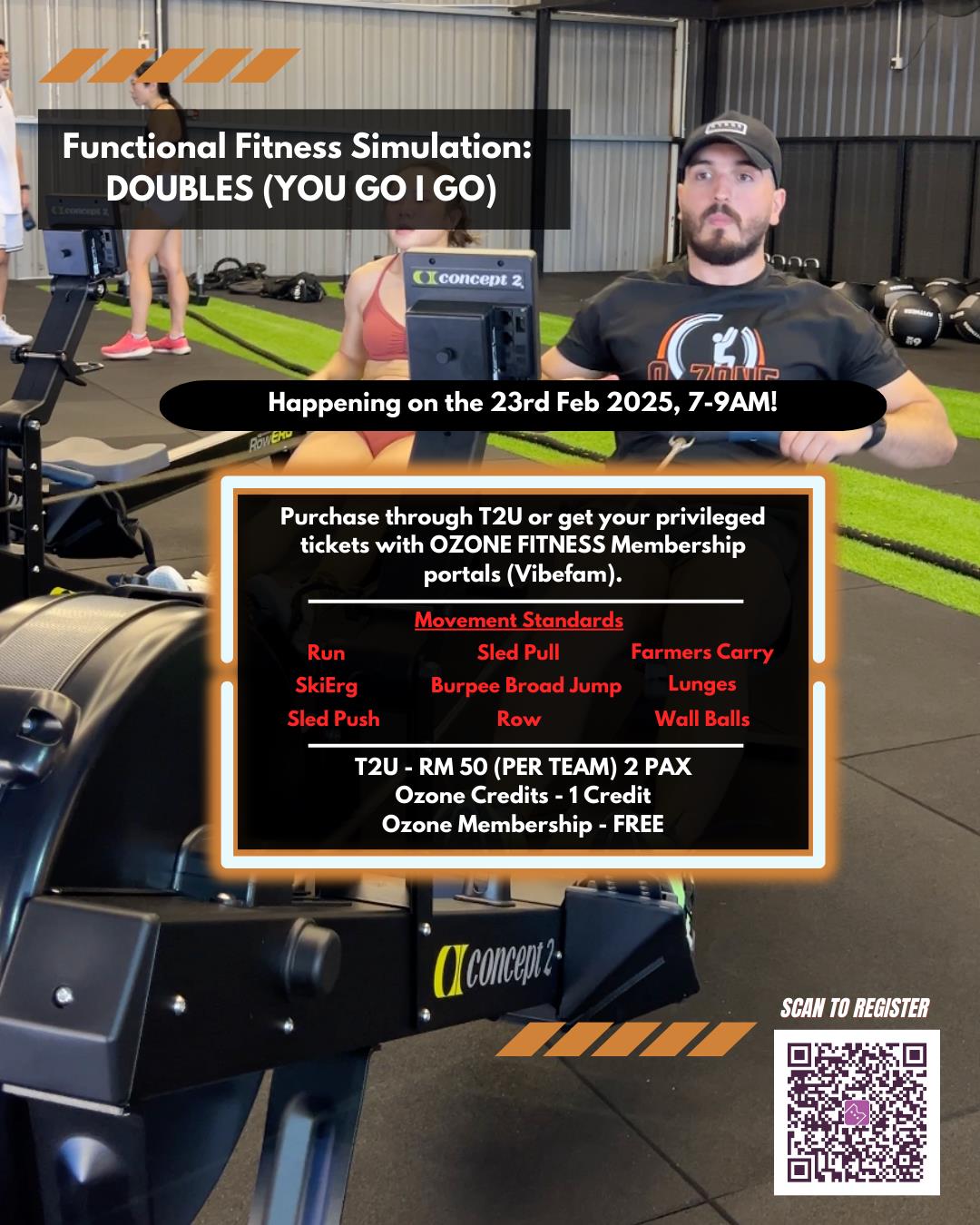Functional Simulation Exercise Functional Fitness Simulation - DOUBLES (23/2/2025) | Ticket2u
