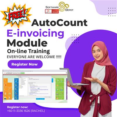 FREE ONLINE TRAINING AUTOCOUNT E-INVOICING MODULE | Ticket2u